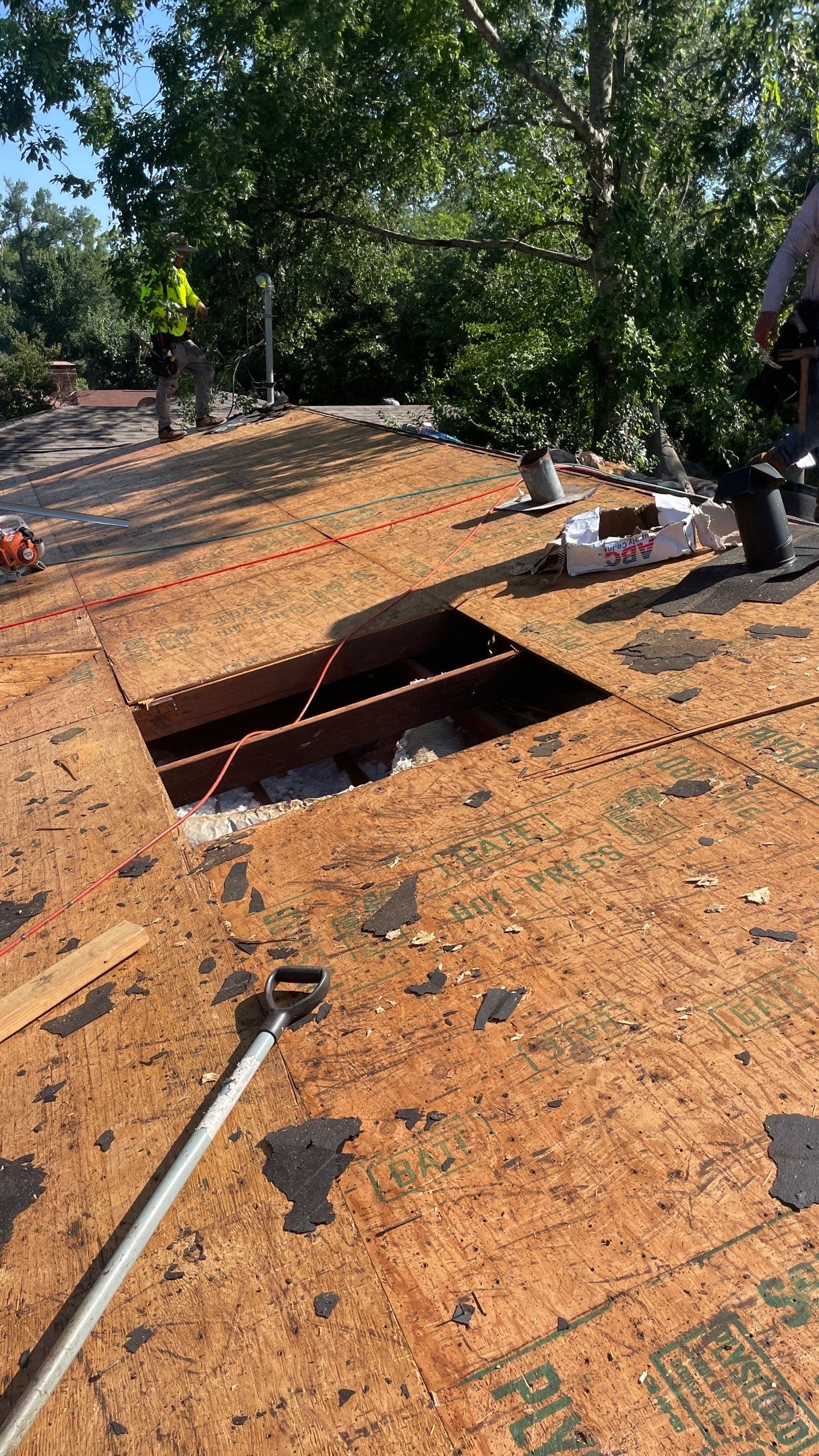 Hail damage roof repair Tyler Texas