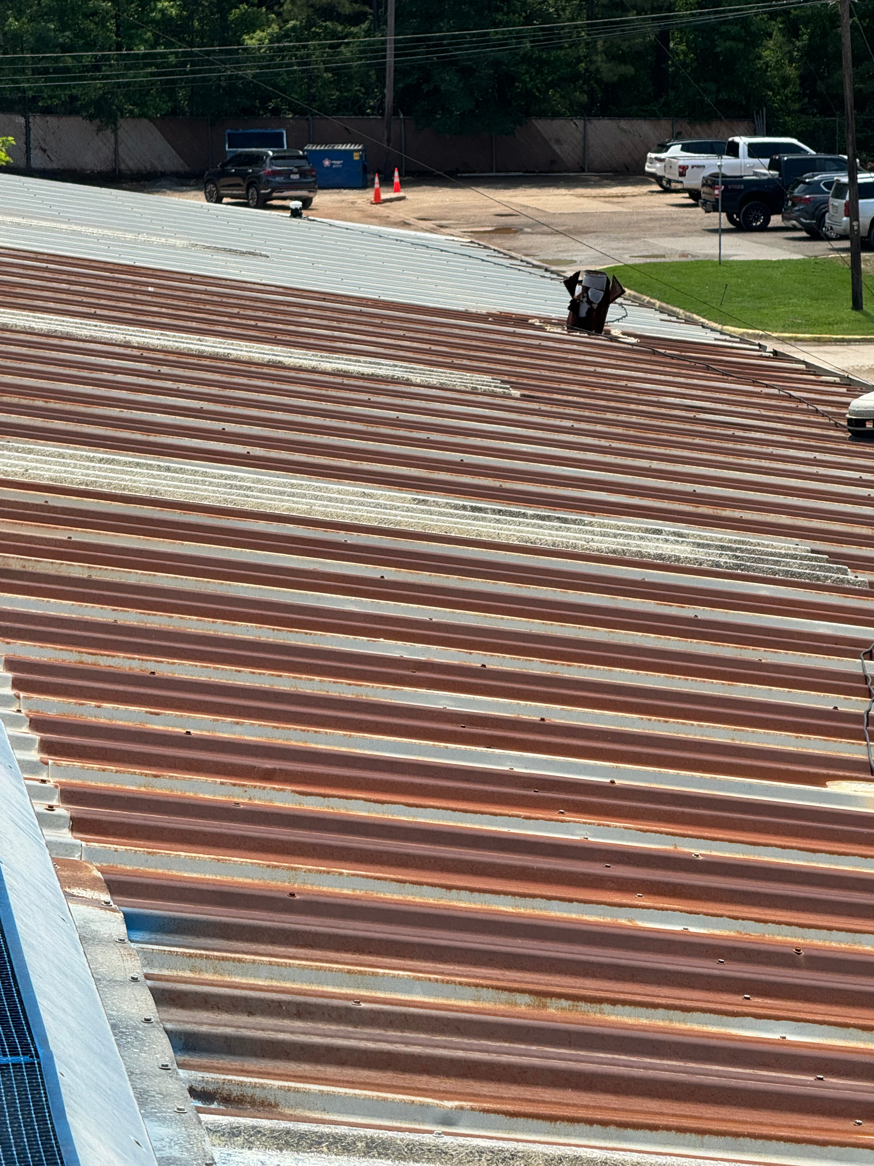 Metal roof inspection — Republic Services Kilgore