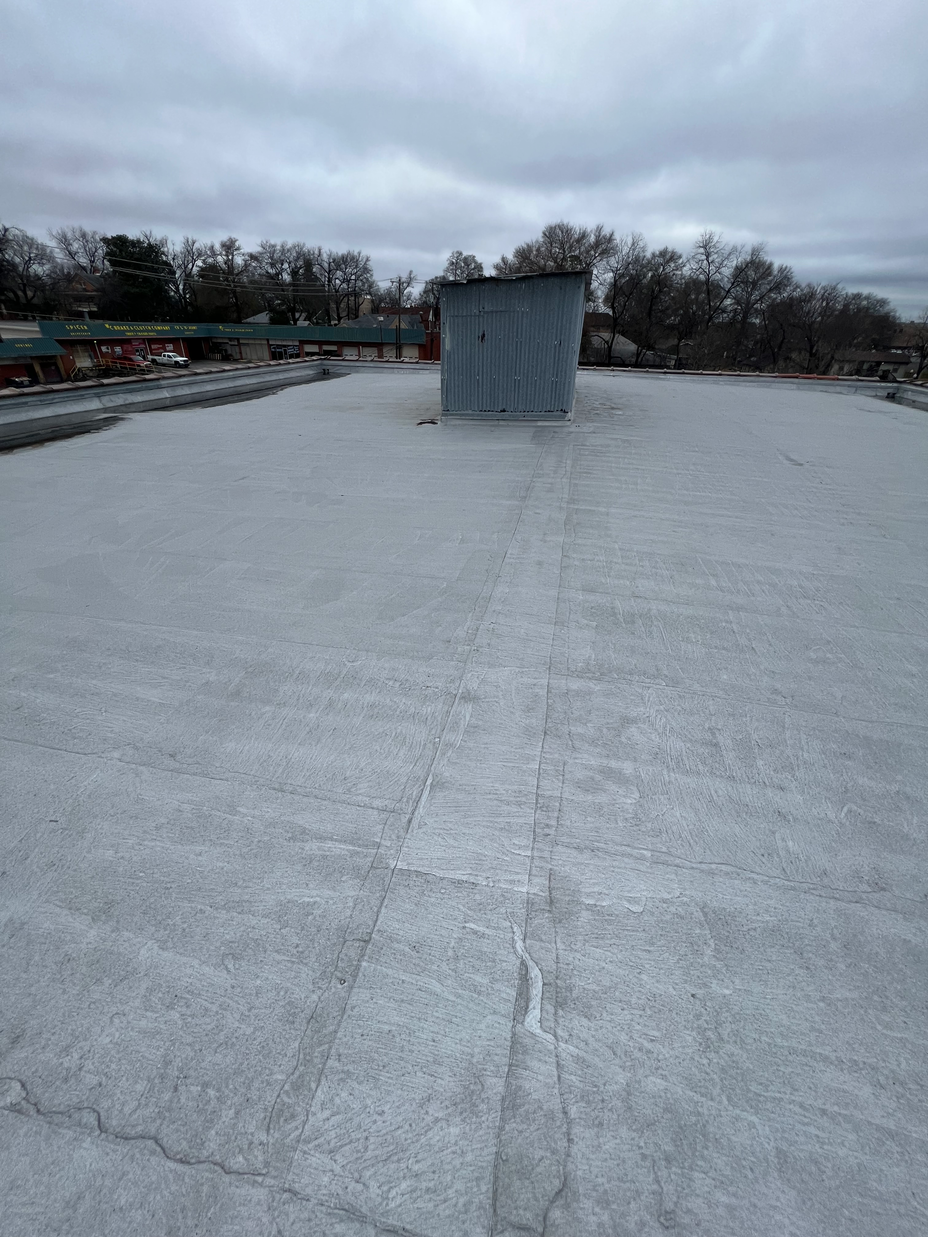 Metal roof system on commercial building — Republic Services Kilgore