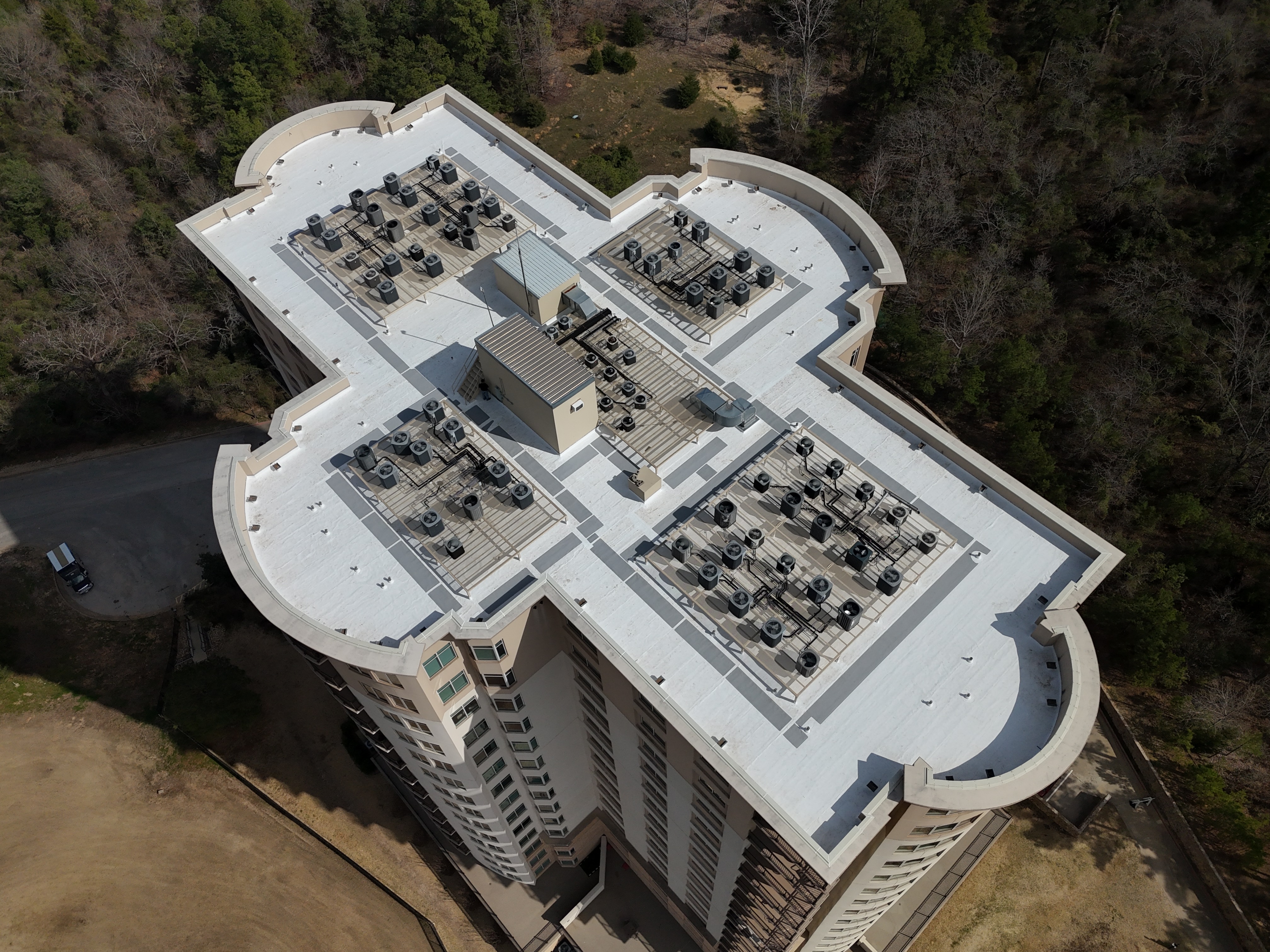Commercial flat roof repair and installation Tyler TX